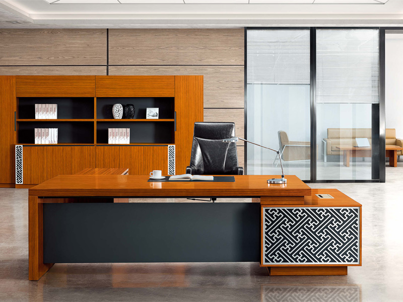 森拉堡|金柚木系列中式风格办公室家具配套产品